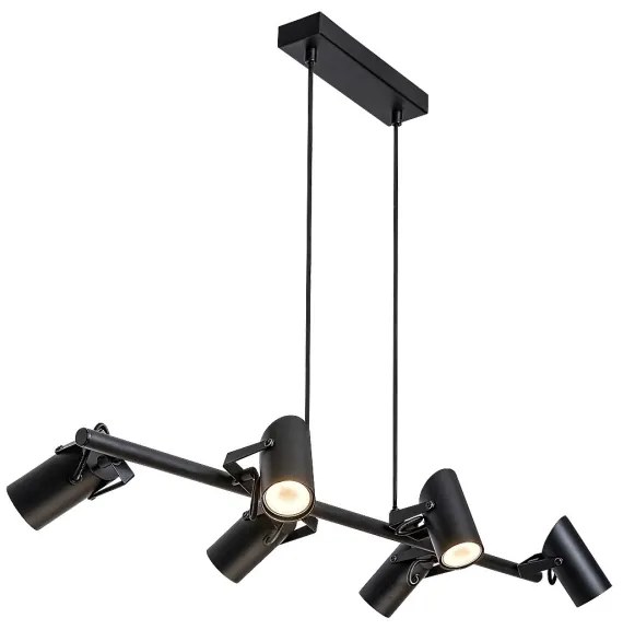 Rabalux 73045 - Lampadario a sospensione con filo MAXIMILIAN 6xGU10/25W/230V