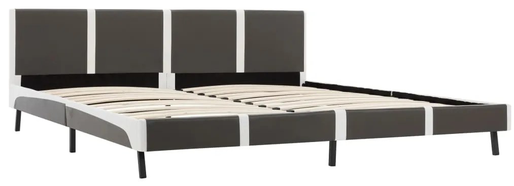 Letto con materasso memory foam in similpelle 180x200 cm