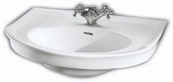 Hatria Dolcevita lavabo 70x55 cm semicircolare a parete bianco Y0EX01