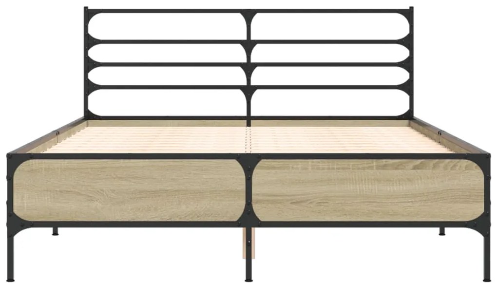 Giroletto rovere sonoma 120x190 cm in legno multistrato metallo