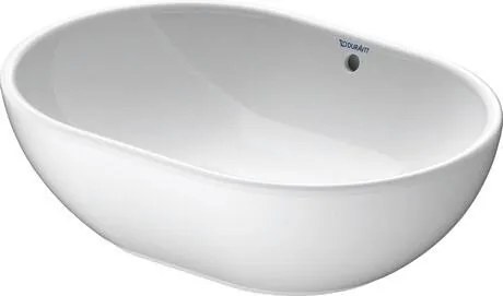 Lavabo 495x350 da appoggio Senza Foro con troppopieno 0335500000 Duravit