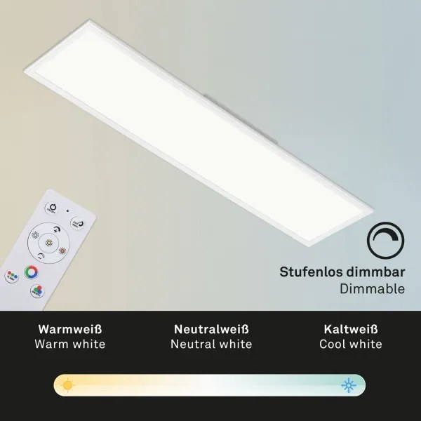 Brilo - Plafoniera dimmerabile RGBW SLIM LED/40W/230V + +TC