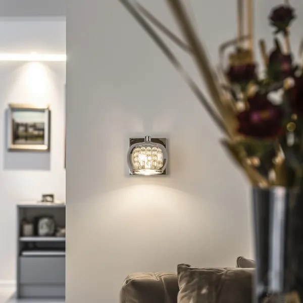 Brilagi - LED Applique di cristallo JEWEL 1xG9/42W/230V