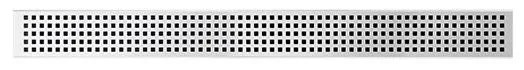 Griglia per canalina 59,5x2,3 cm acciaio inox/argento