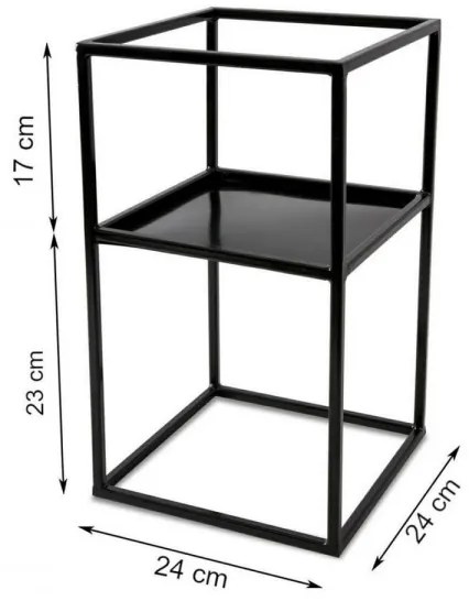 Portafiori 40x24 nero