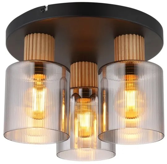 Globo 15768-3D - Plafoniera ALEIDIS 3xE27/25W/230V Ø 30 cm