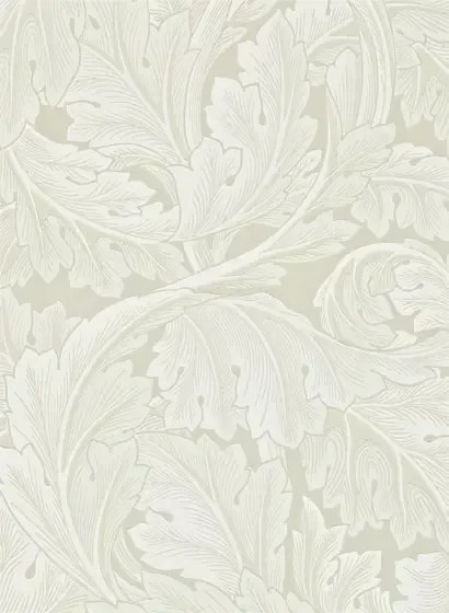Tapete Acanthus von Morris & Co. - Chalk