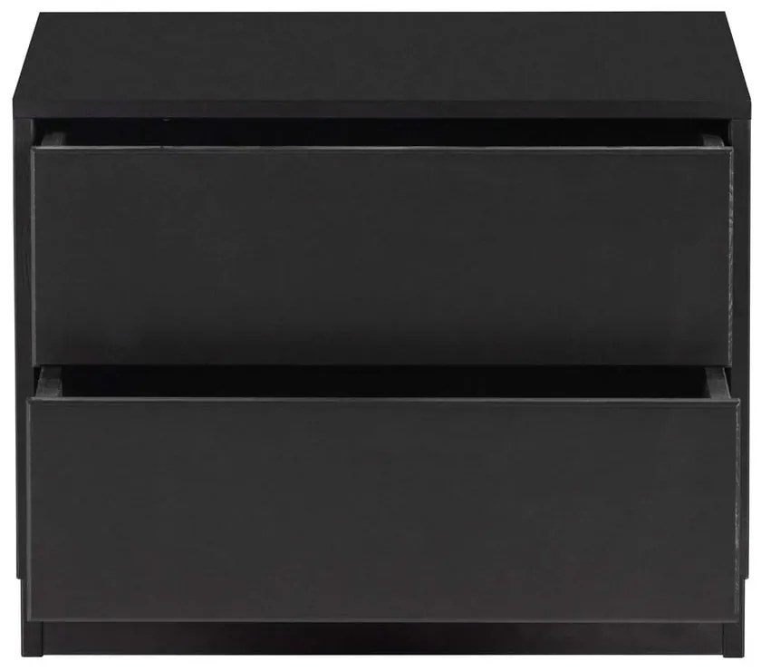 Tavolo TV modulare nero in legno di pino 50x40 cm Finca - WOOOD