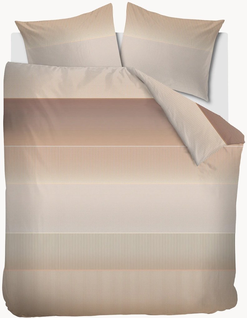 Set copripiumino in raso di cotone Abstract