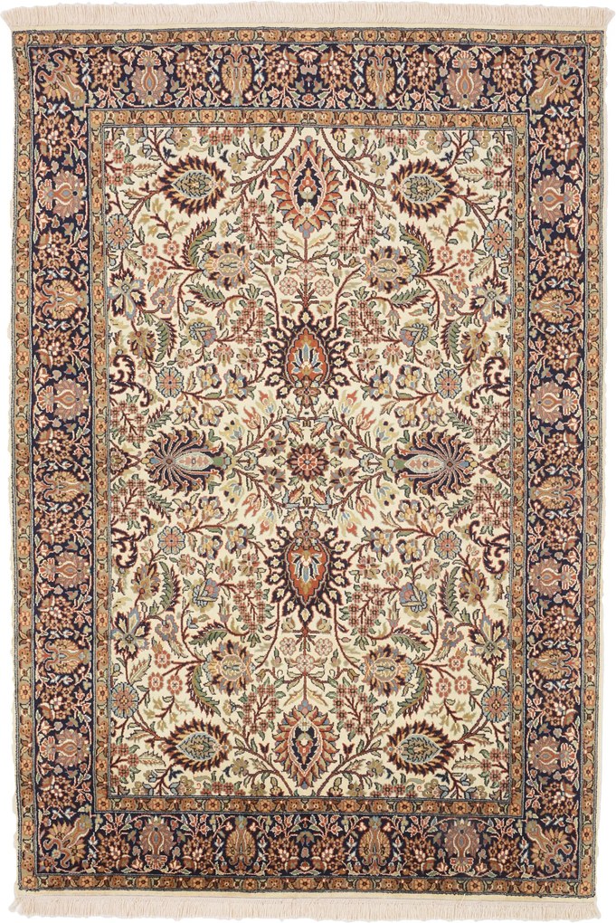 Cashmere Silk Tappeto 120x180 (Indian) Annodato A Mano