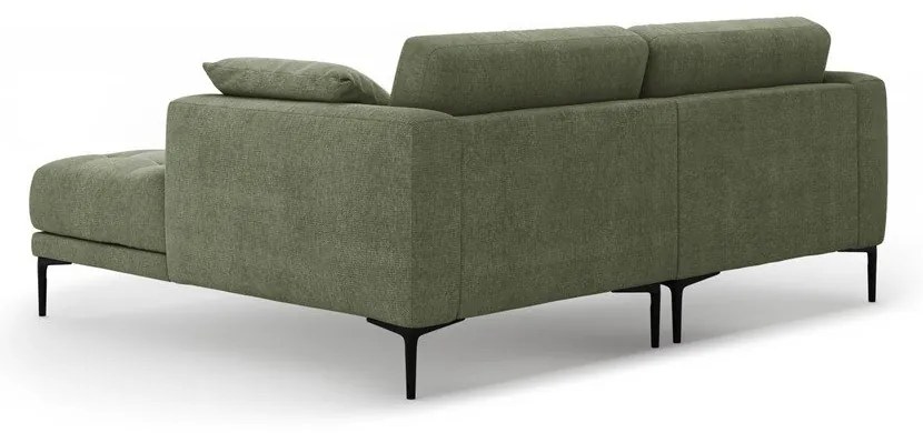 Divano angolare verde (con penisola a destra/con chaise lounge) Bemy – Micadoni