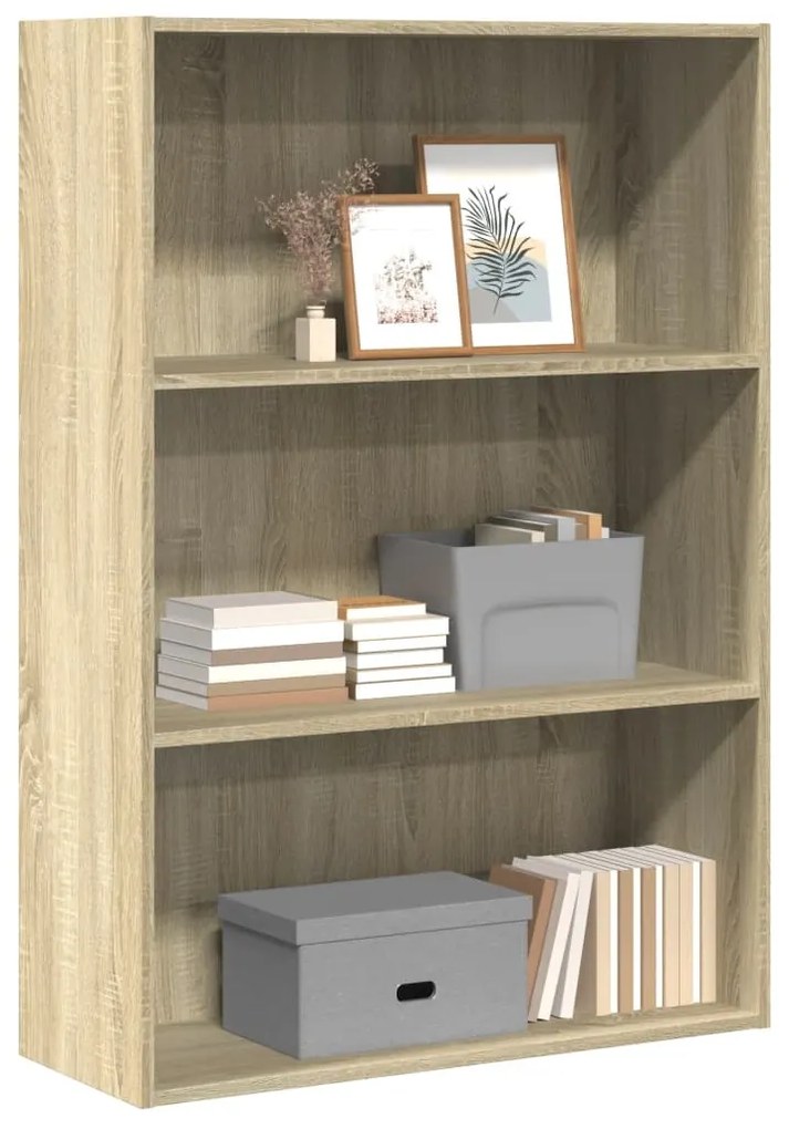 Libreria Rovere Sonoma 80x30x114 Cm İn Legno Multistrato /