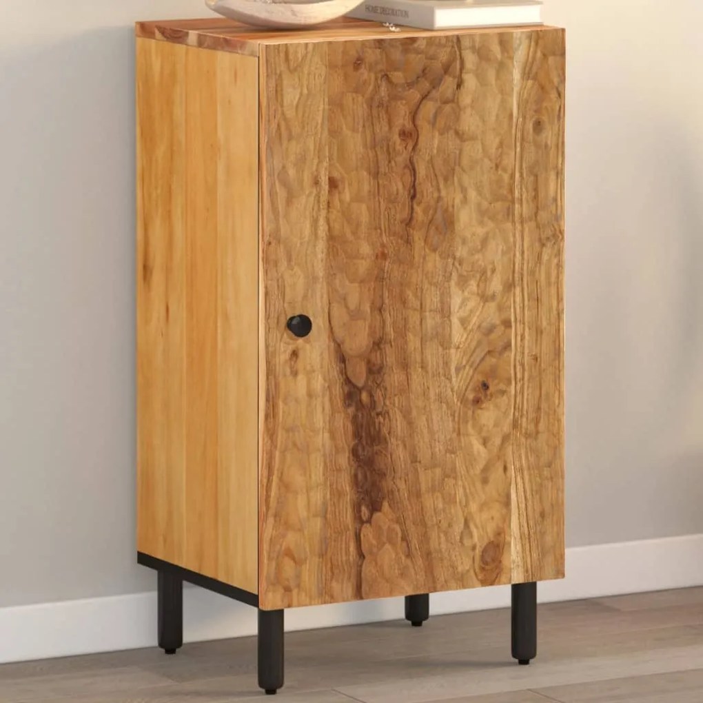 Credenza 40x33x75 Cm İn Legno Massello Di Acacia /