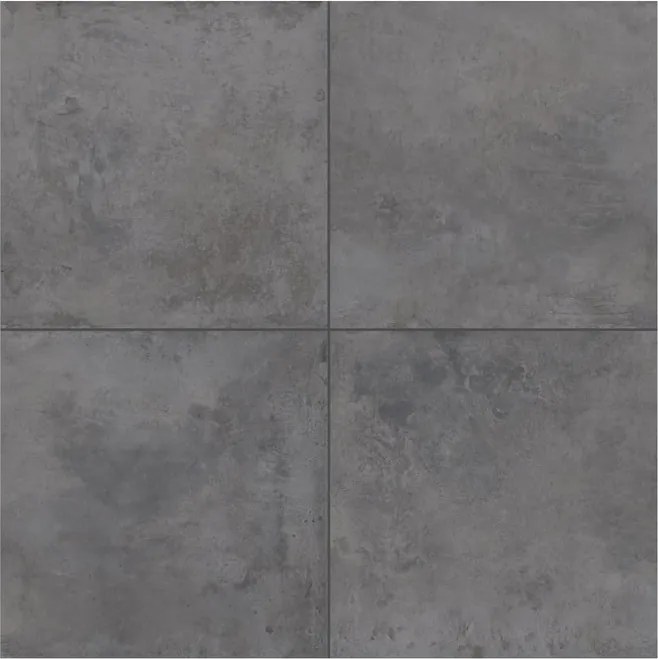 Piastrella da pavimento e rivestimento interno 100 x 100 cm Sp. 3.5 mm rettificato Tempo in gres porcellanato antracite opaco traffico intenso (pei 4/5) R10