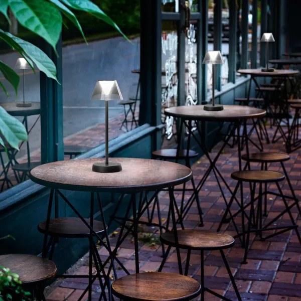 Ideal Lux - Lampada LED dimmerabile touch LOLITA LED/2,8W/5V IP54 nera