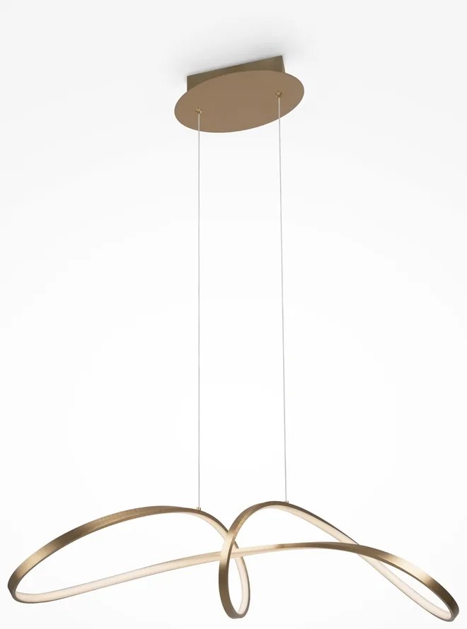Maytoni Curve lampada sospesa 1x42 W oro MOD156PL-L52G4K