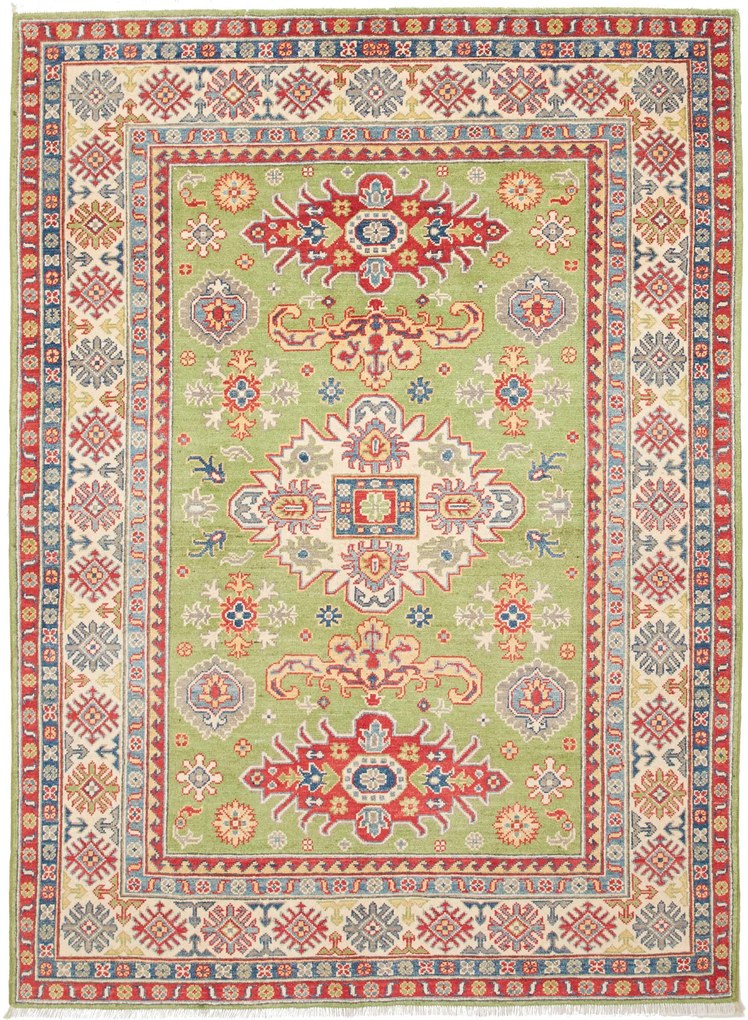 Kazak Tappeto 150x200 (Pakistan) Annodato A Mano