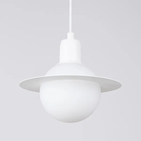 Sollux SL.1356 - Lampadario a sospensione con filo HYPERION 1xG9/8W/230V bianco