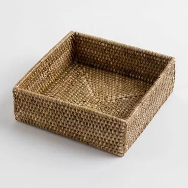 Vassoio Decorativo In Rattan Oquina B - Sklum