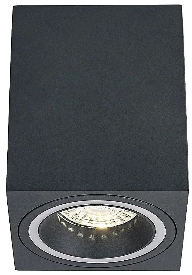 Rabalux 71164 - Faretto KOBALD 1xGU10/25W/230V quadrato antracite