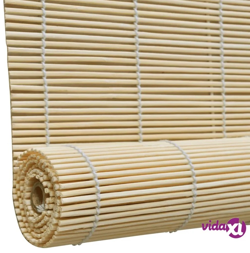 vidaXL Tende a Rullo in Bambù Naturale 150x220 cm