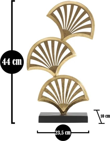 Scultura Foglia Triply Cm 23,5X10X44