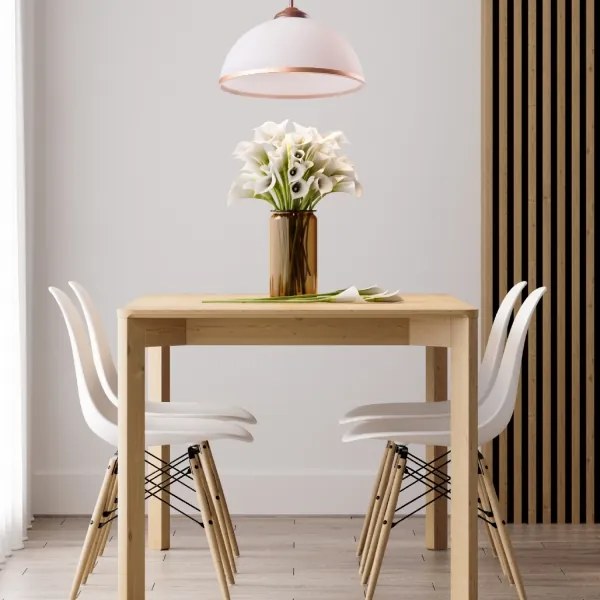 Brilagi - Lampadario a sospensione con supporto rigido LED ANTICO 1xE27/60W/230V patina di bronzo