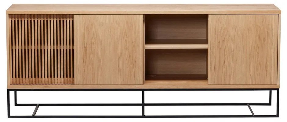 Cassettiera bassa in rovere naturale 188x75 cm Ende - Woodman