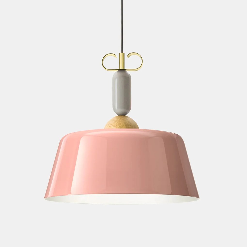 Il Fanale - BonTon- 1-light pendant lamp  N3 Rosa Ottone