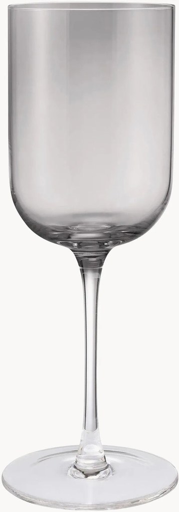 Set di 4 bicchieri da vino rosso in vetro soffiato Fuumi