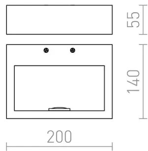 RED - Design Rendl - R12595 - Applique LED NEMAN LED/10W/230V