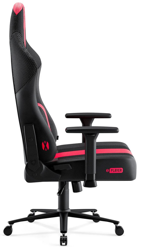 Sedia da gaming Diablo X-Player 2.0 in materiale Normal Size: cremisi-antracite