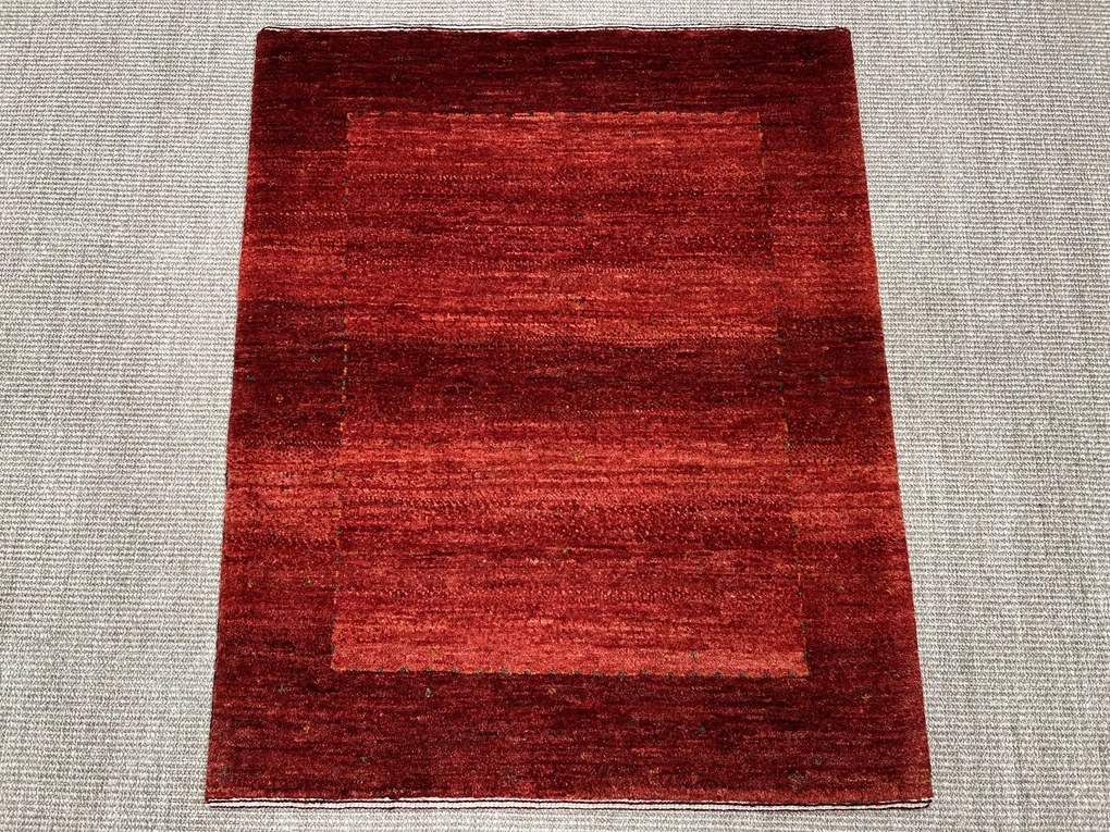 Loribaft Tappeto 80x100 Rosso (Iran) Annodato A Mano
