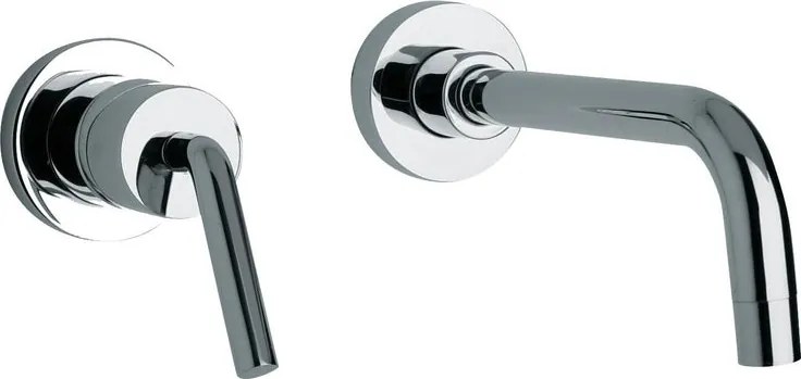 Rubinetto per lavabo Verbano cromato laminare cristallino