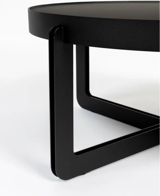 Tavolino da salotto rotondo nero Centre – Zuiver