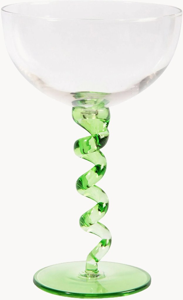 Set di 2 bicchieri fatti a mano Spiral