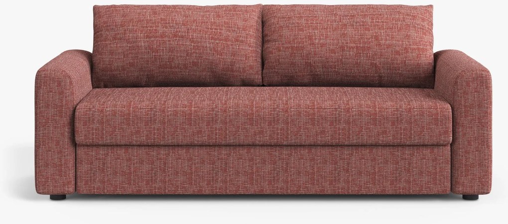 Divano letto David 3 posti con materasso in tessuto Baltimore – L194 cm