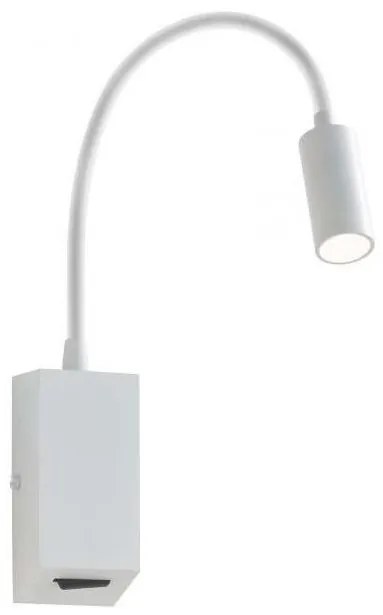 Redo 01-1193 - LED Lampada flessibile piccola HELLO LED/3W/230V bianco
