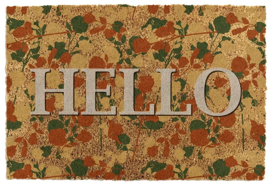 Zerbino in fibre di cocco 40x60 cm Hello Floral – Artsy Doormats