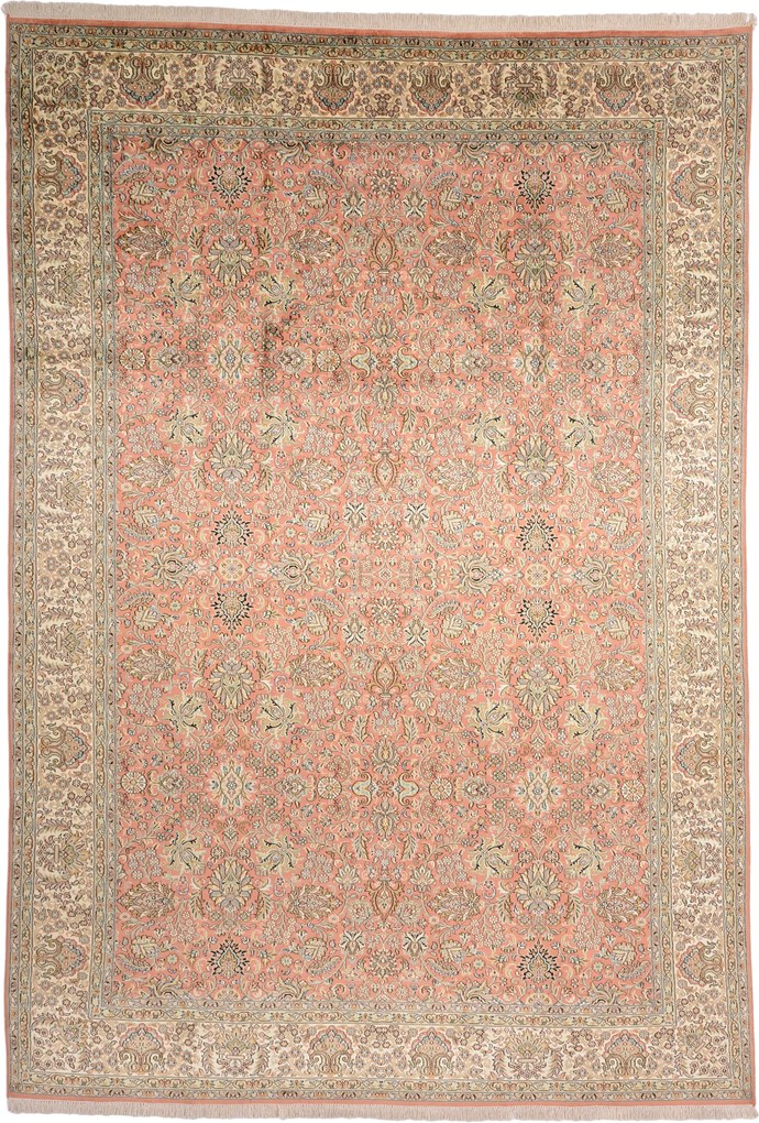 Cashmere Silk Tappeto 210 x 310 (Indian) Annodato A Mano