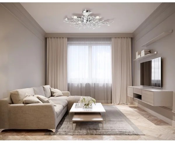 GLOBO 68541-5 - Plafoniera FLASH 5xE14/40W