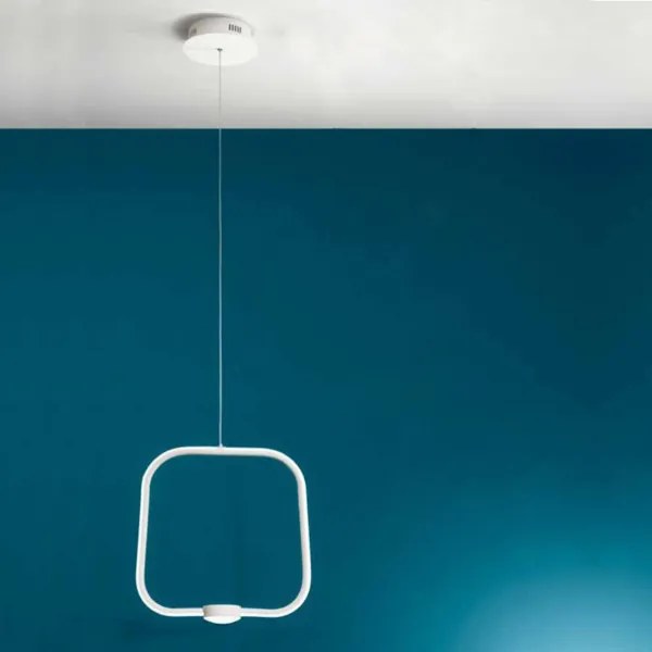 Lampada LED sospensione 35W - moderno Bianco ALFA 47 cm