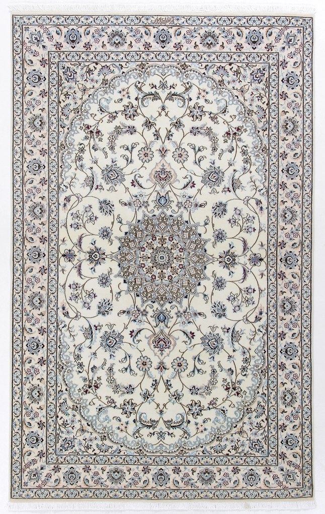 Nain Tappeto 210 x 130 (Iran) Annodato A Mano