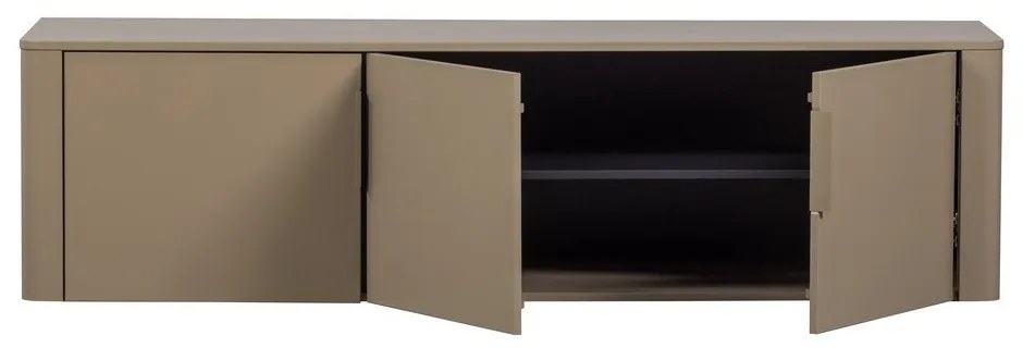 Mobile TV grigio tortora in pino massiccio 154x56x44 cm Gunnar – WOOOD