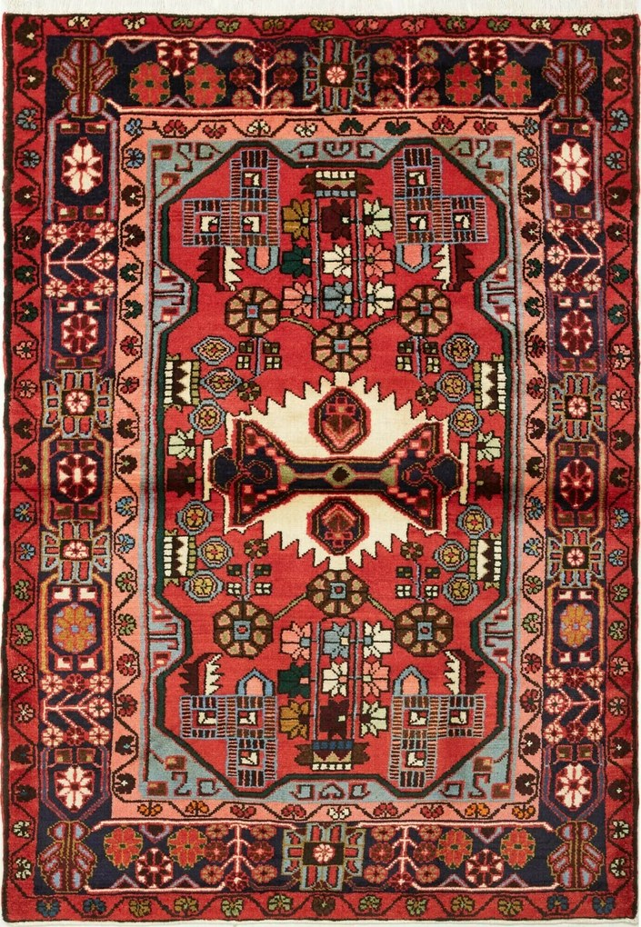 Hamedan Tappeto 110 x 160 (Iran) Annodato A Mano