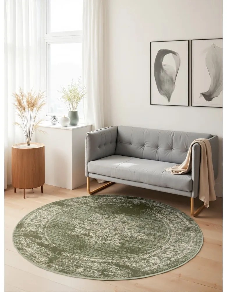 Tappeto rotondo verde ø 120 cm Gloria Lydia – Hanse Home