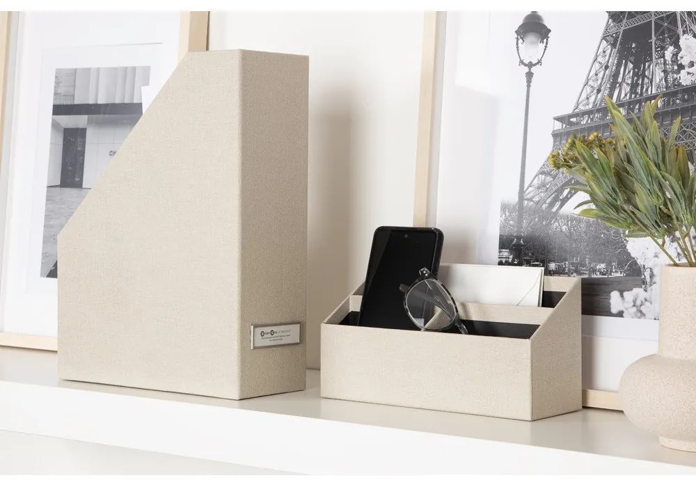 Set di organizer in cartone 4 pz Hugo Canvas Paper Laminate – Bigso