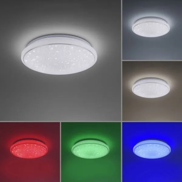 Leuchten Direkt 14743-16 - Luce LED RGB Dimmerabile JUPI LED/28W/230V + TC