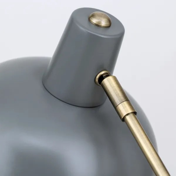 Orion - Lampada da tavolo FEDRA 1xE14/40W/230V grigio/ottone