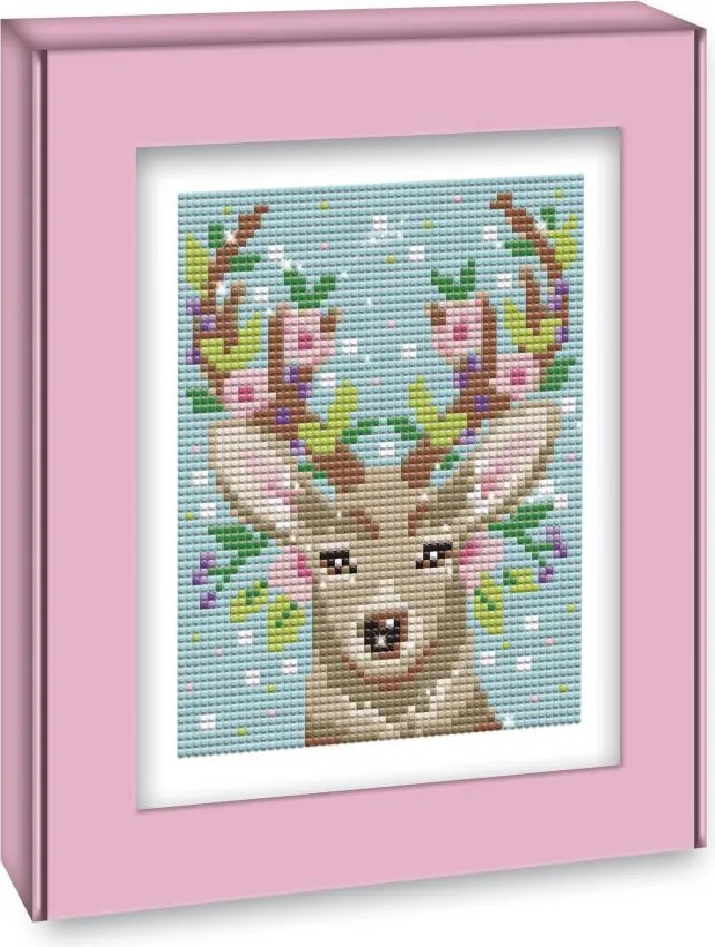 Atelier per bambini maxi - Pittura con strass - Cervo